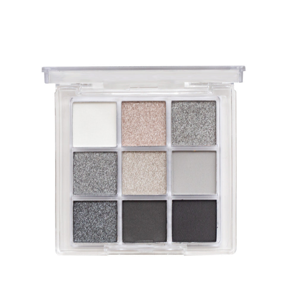 Black nine-pan eyeshadow palette
