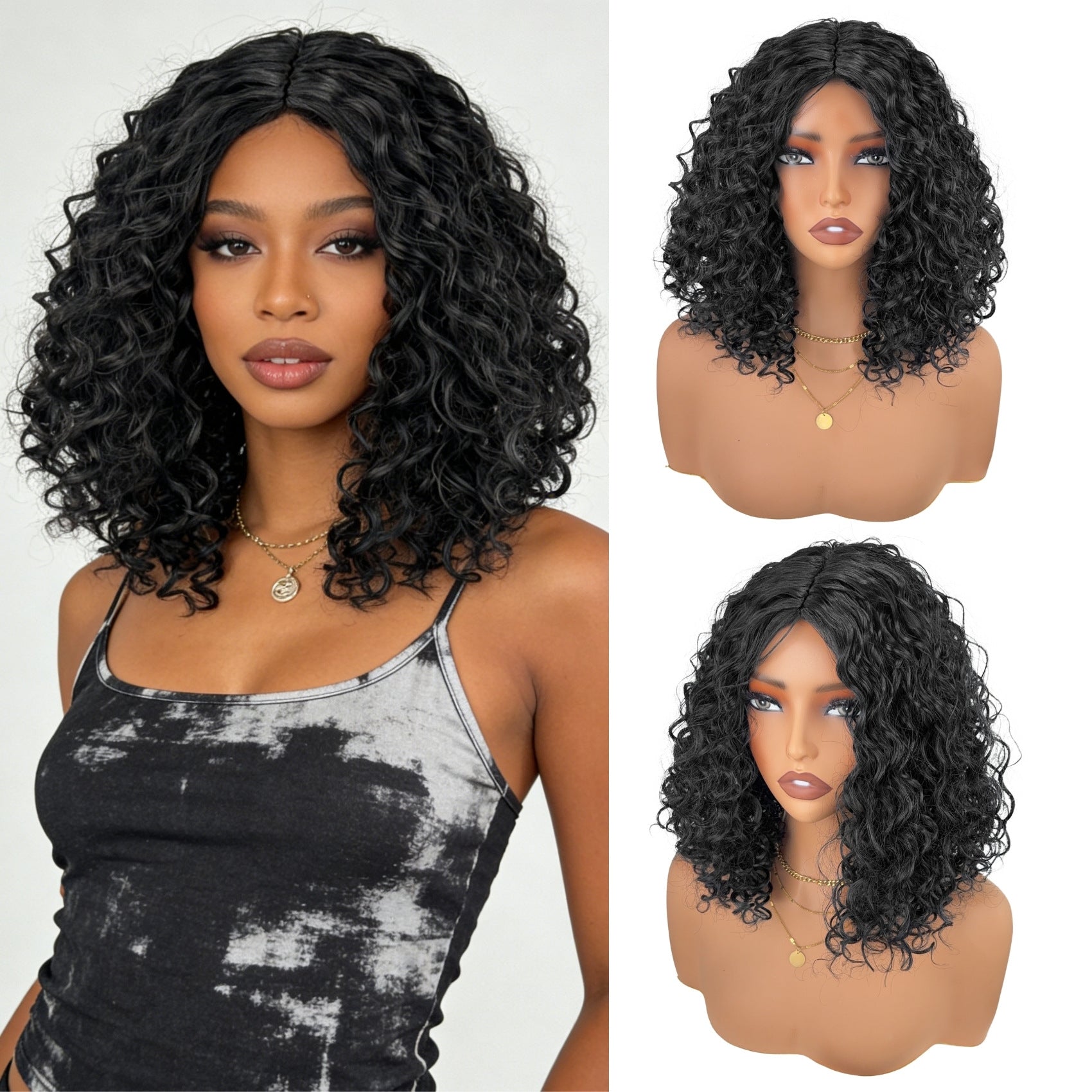 Short Curly Synthetic Wig