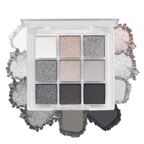Black nine-pan eyeshadow palette