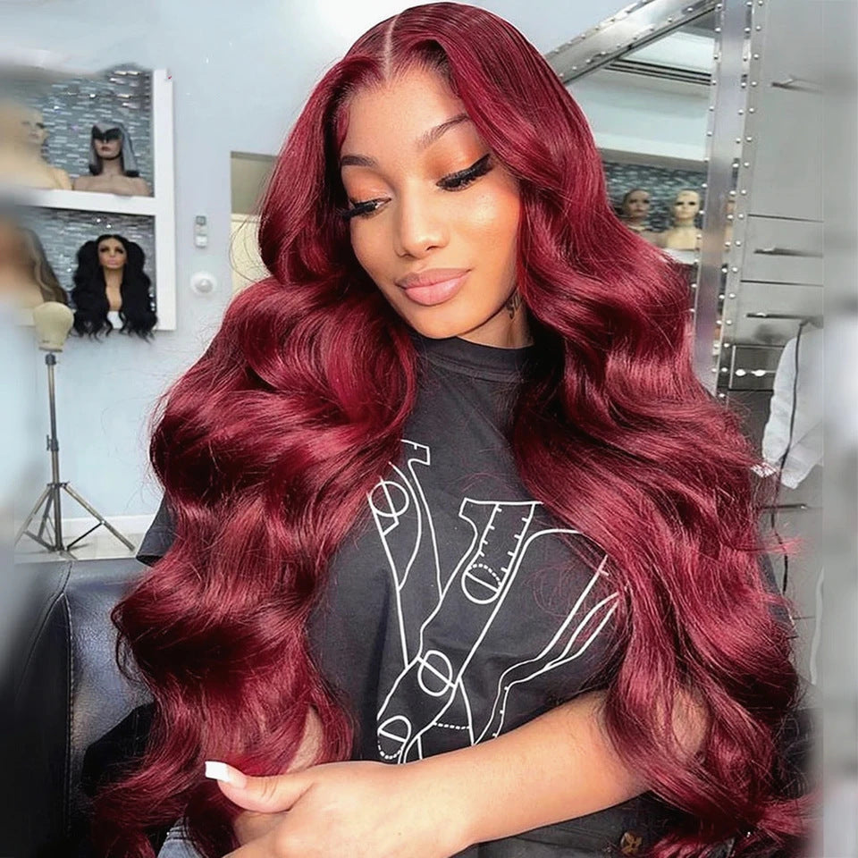 Brazilian Long Curly Synthetic Wig with Adjustable Lace