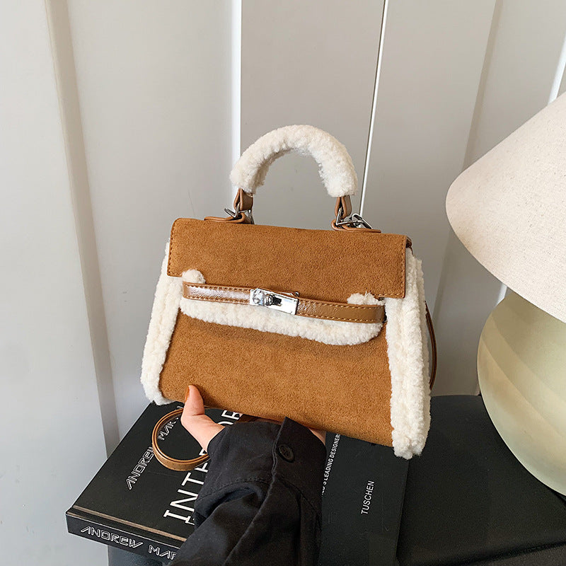 Lambswool Blend Kelly Crossbody Bag