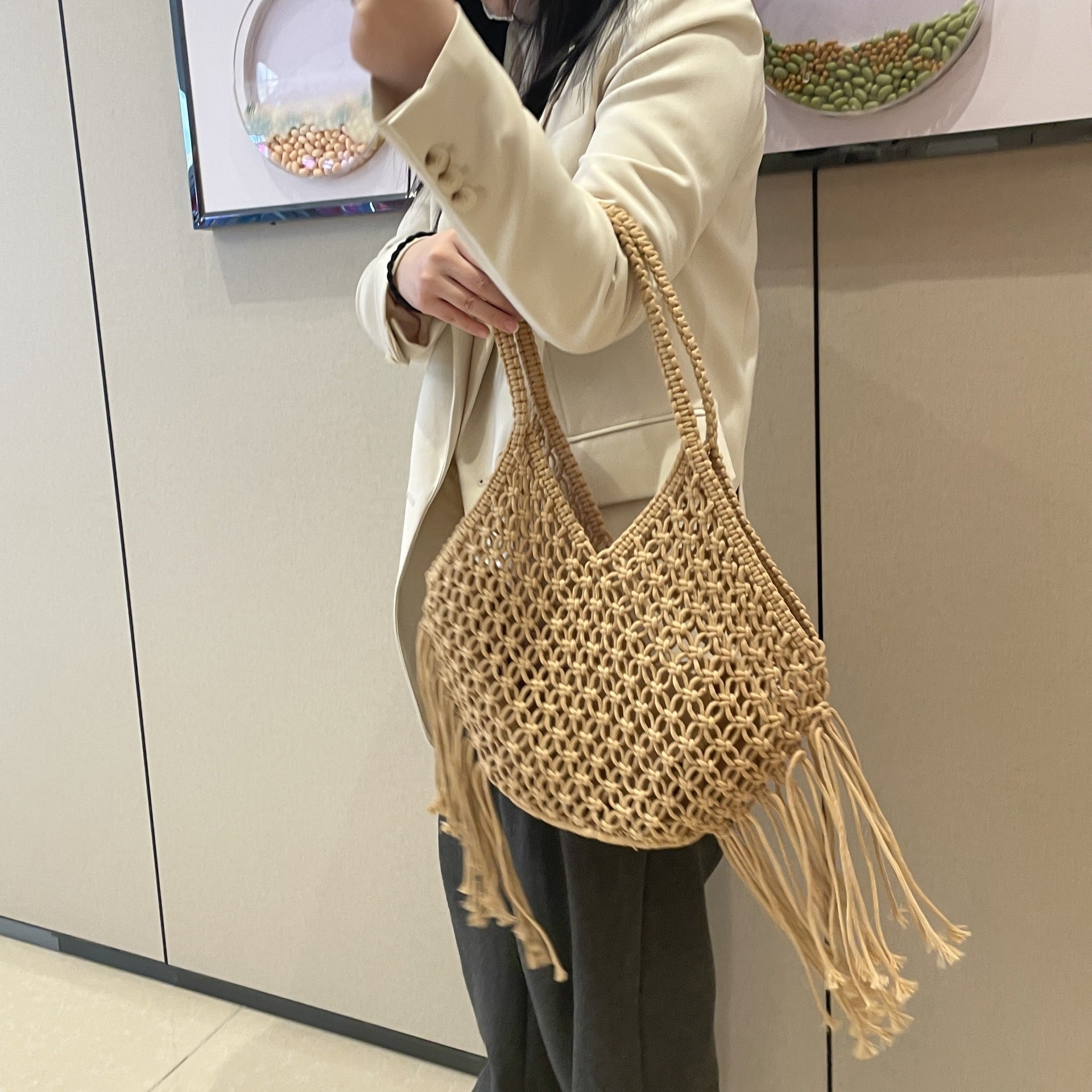 Woven Tote Bag for Women