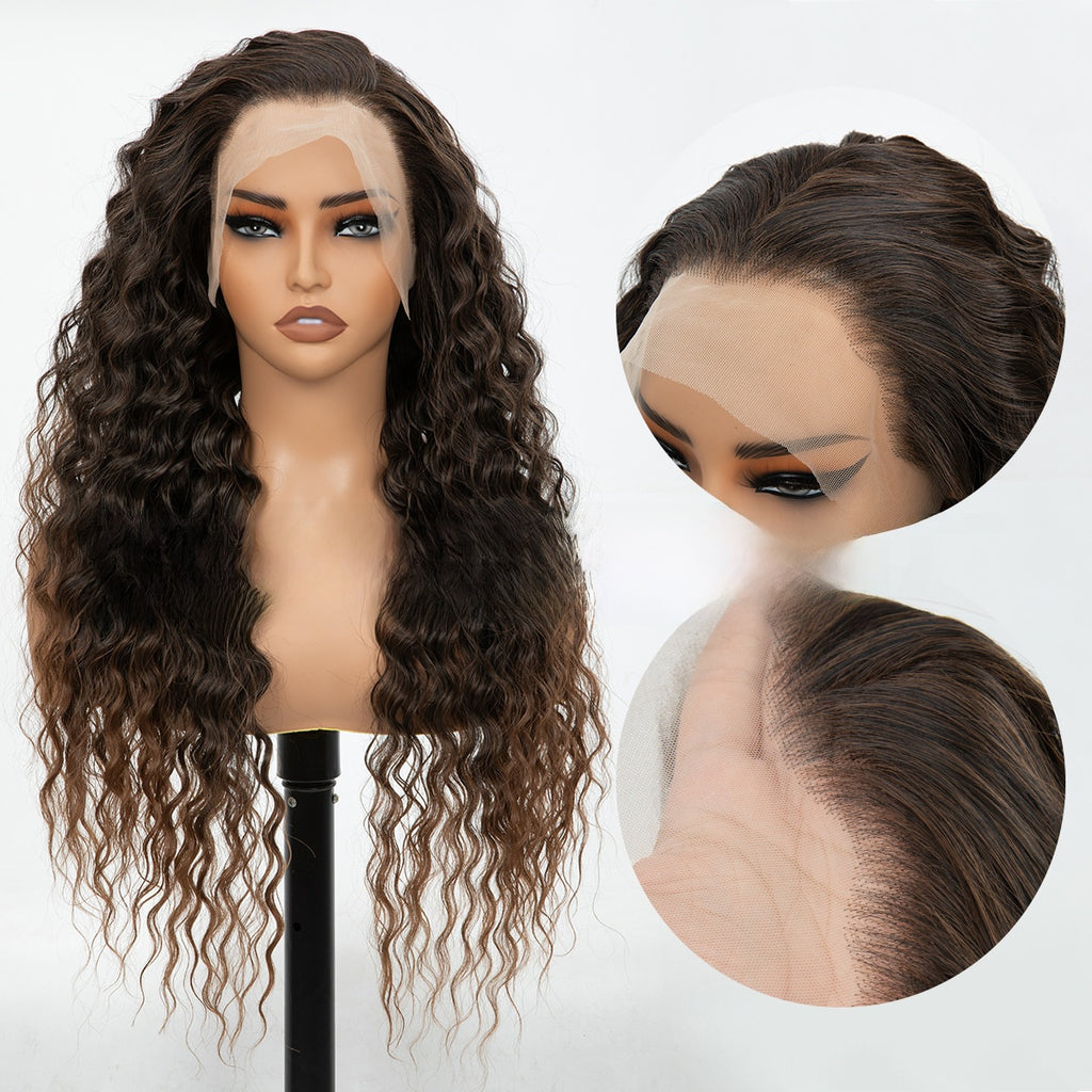 Long Curly Lace Front Synthetic Wig
