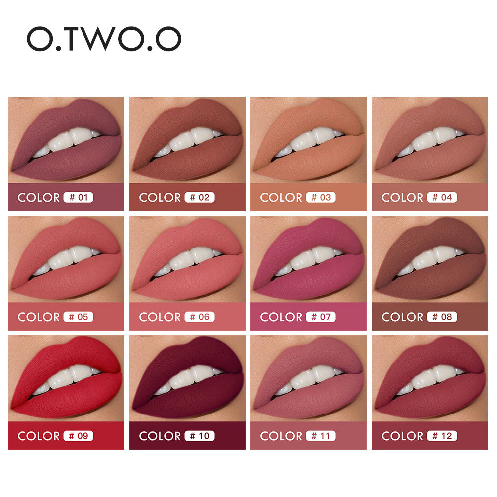 Dual Ended Lipstick Velvet Matte Lip Gloss
