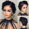 Short Curly Human Hair Wig Deep Wave