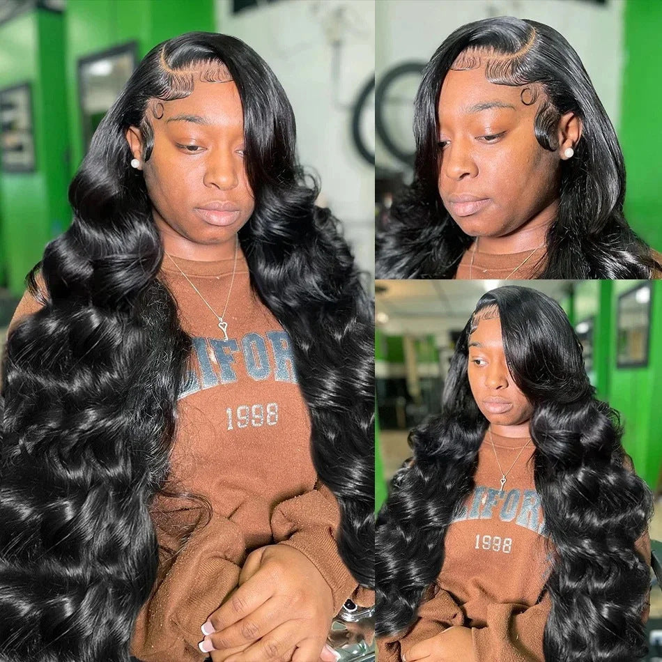 Brazilian Long Curly Synthetic Wig with Adjustable Lace