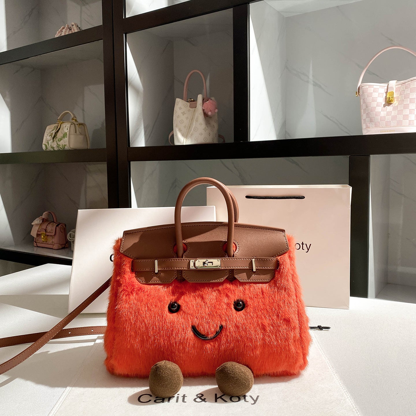 Cute Plush Mini Crossbody Bag