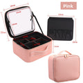 LED Lighted Makeup Bag with Mirror Portable Travel Organizer