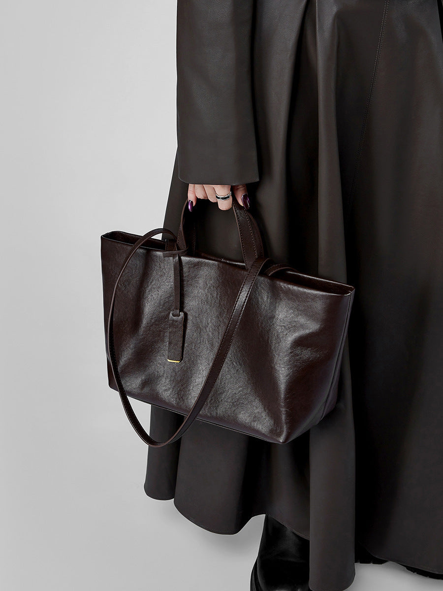 Genuine Leather Retro Shoulder Bag