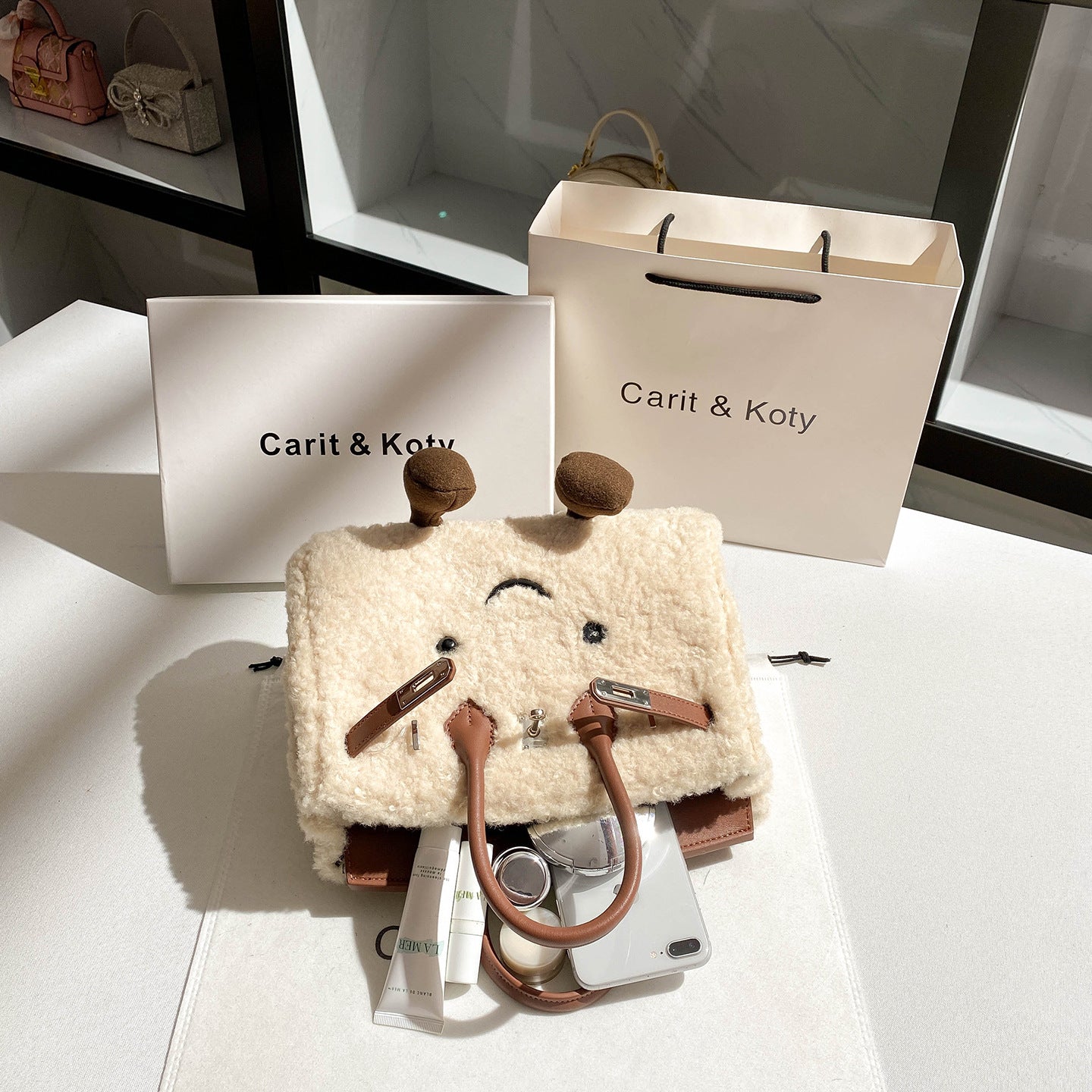 Cute Plush Mini Crossbody Bag