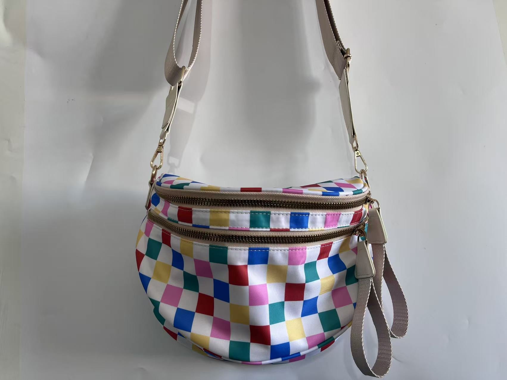 Women's Oxford Cloth Shoulder Bag